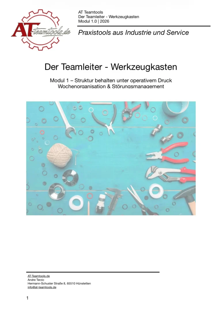 Teamleiter PDF Werkzeugkasten – E-Book zur Mitarbeiterführung