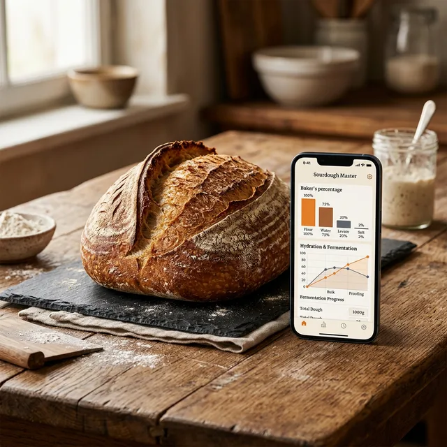 Brot Hydratationsrechner Anleitung für perfekte Teige