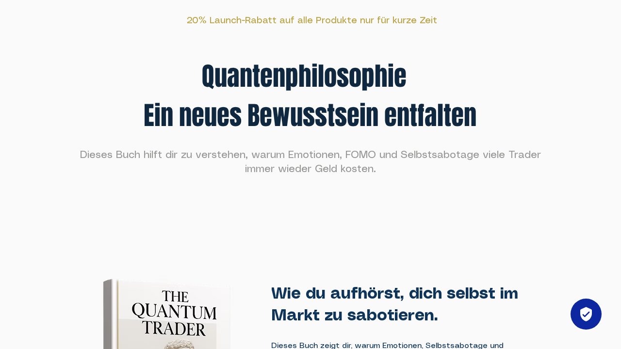 The Quantum Trader – E-Book zur Trading-Psychologie 1 The Quantum Trader E-Book – Ansicht der Verkaufsseite