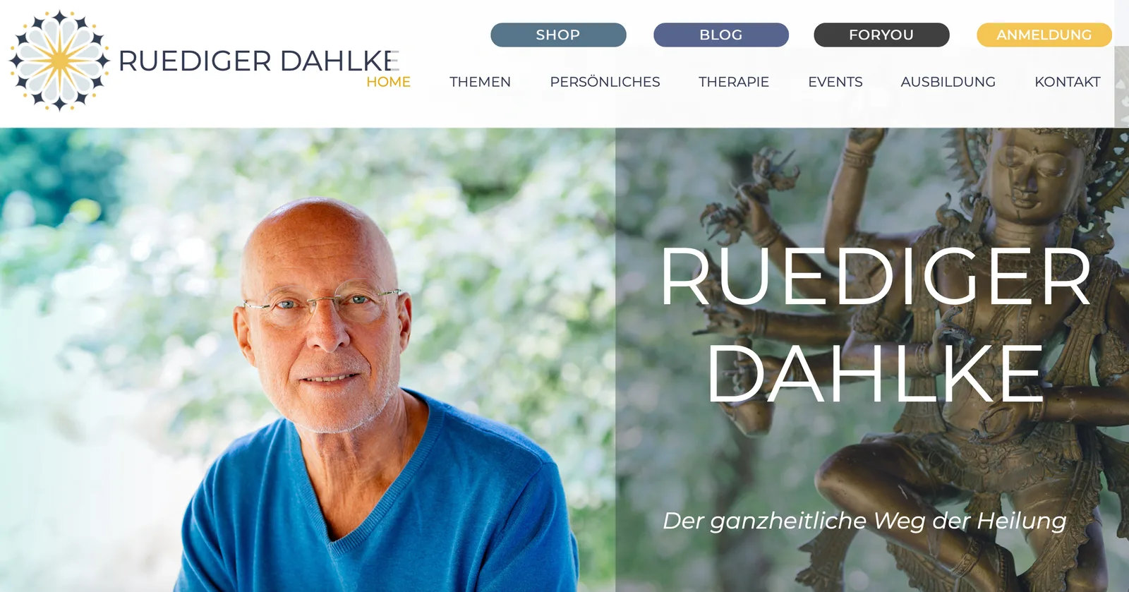 Therapeutin Verbundener Atem Modul 1 Online Theorie Kursübersicht mit Rüdiger Dahlke