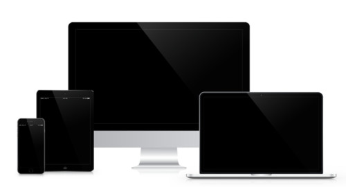 Responsive Mockup des Tippgeber Vertriebsprogramms auf Smartphone, Tablet, Desktop und Laptop