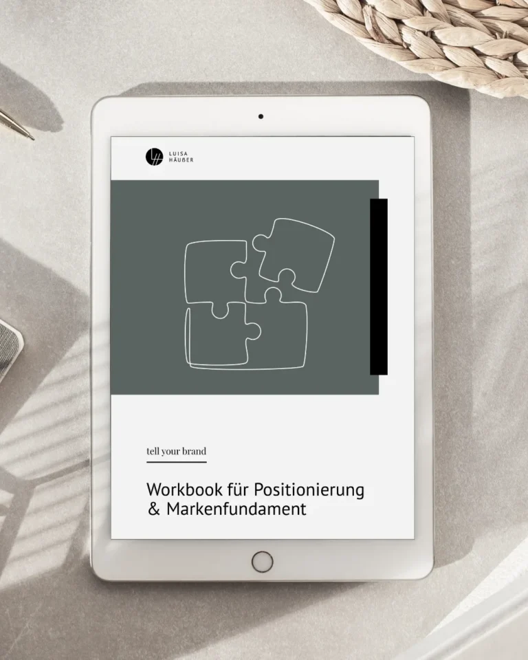 Tonality Workbook – E-Book zur Markensprache von Luisa Häusser