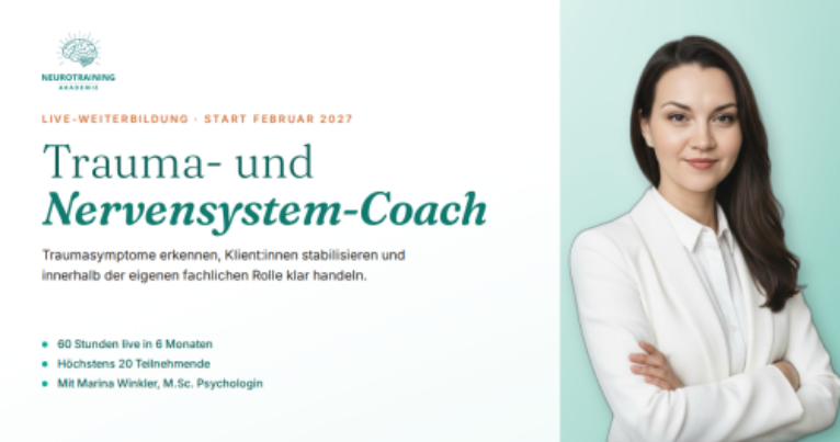 Trauma- und Nervensystem-Coach – Live-Weiterbildung von Marina Winkler