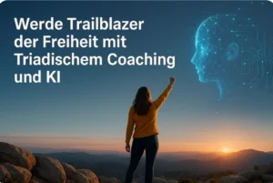 Produktmockup Triadisches Coaching mit Trailblazer-Energie und KI-Integration