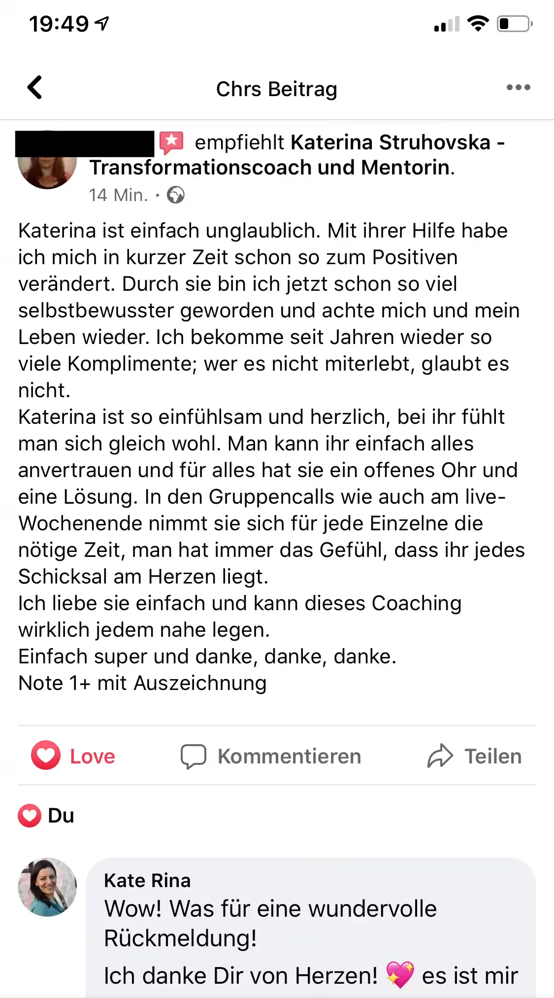 Kursinhalt True Love Awakening Modul Beschreibung
