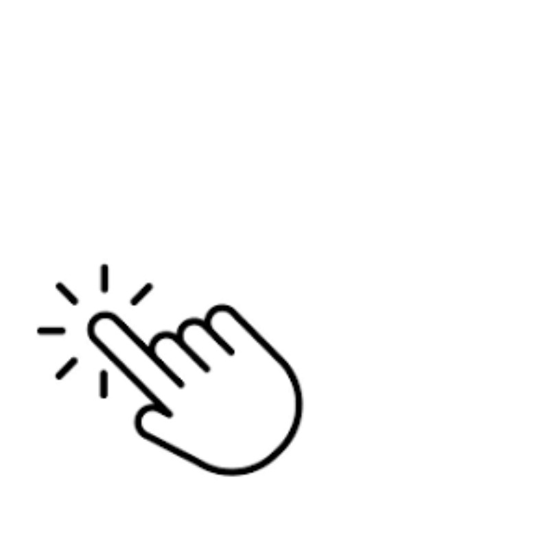 Unsterblichkeitskongress-Paket – Onlinekongress-Zugangspaket 3 Minimalistische Line-Art-Illustration einer Hand mit ausstrahlendem Finger-Click-Gesten-Symbol