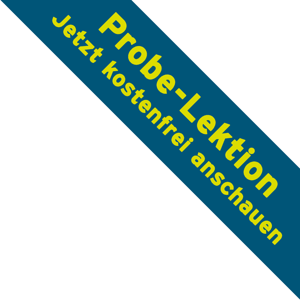 Probe-Lektion aus der Unternehmer-Academy, Kursinhalt Vorschau