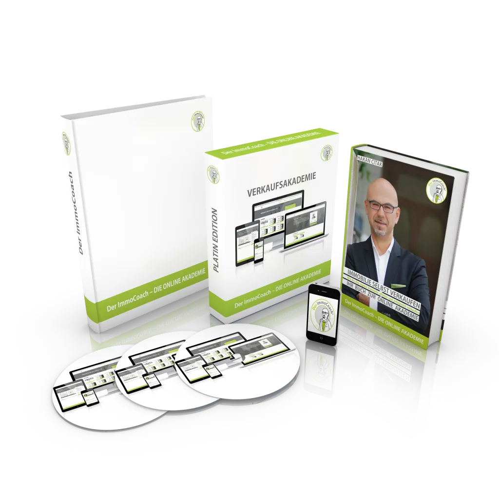 Produktabbildung Verkaufsakademie Platin Edition mit umfassendstem Paket, Box, DVDs, Smartphone und Kursmaterial