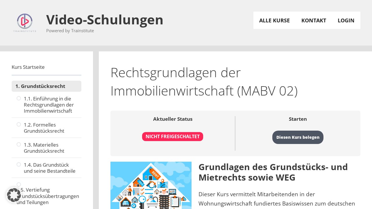 Rechtsgrundlagen der Immobilienwirtschaft (MaBV) – Ansicht der Verkaufsseite