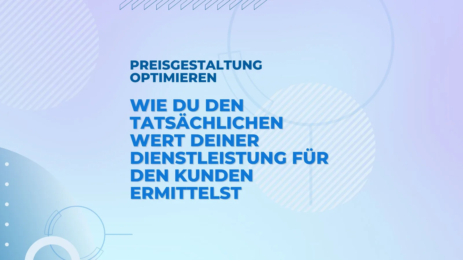 Effektive Strategien, um den wahren Wert deiner Dienstleistung zu ermitteln und endlich nach Wert statt nach Stunden bezahlt zu werden.