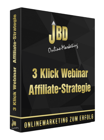 Webinar Affiliate Strategie für Durchstarter von Josef Brameshuber 6 3 Klick Webinar Affiliate Strategie Kurscover
