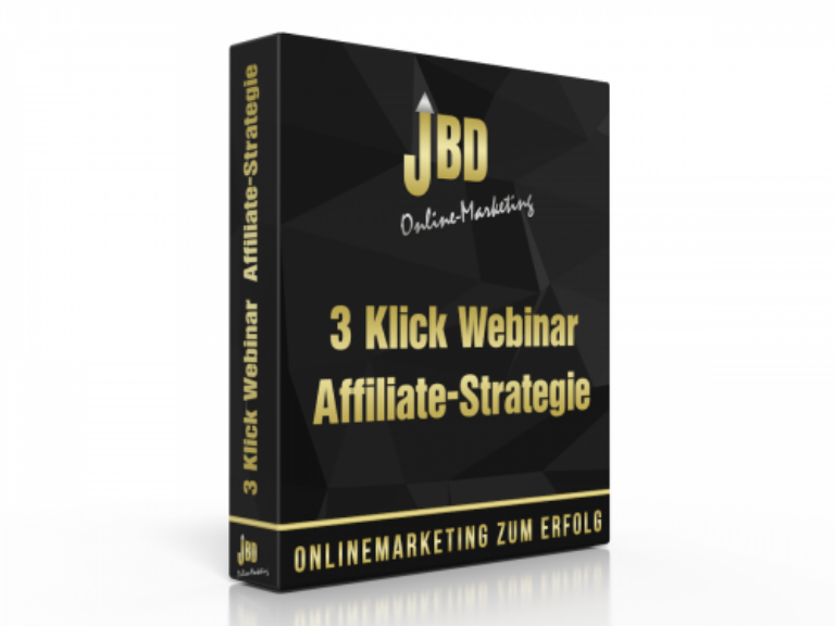 Webinar Affiliate Strategie für Durchstarter von Josef Brameshuber