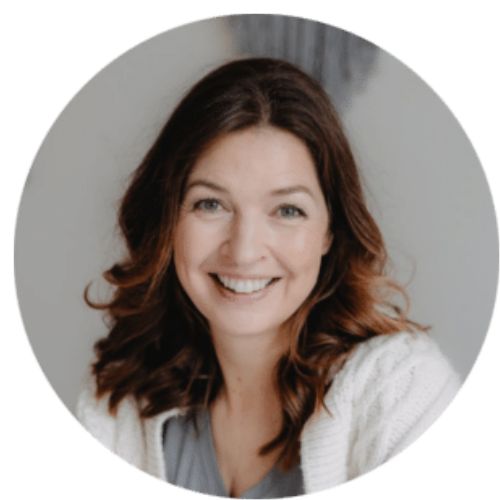 Ilga Pohlmann Porträt, zirkulares Bild mit weißem Hintergrund