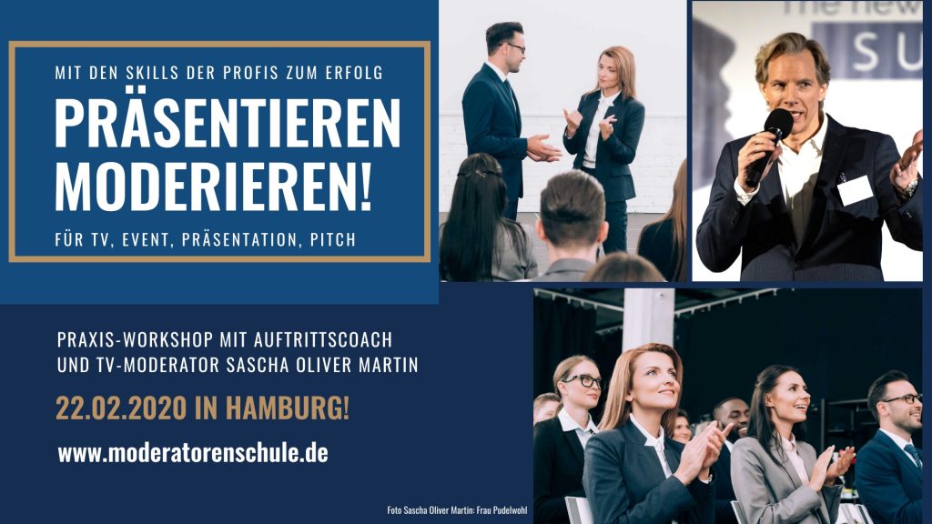 Präsentieren moderieren - mit den Sills der Profis zum Erfolg
