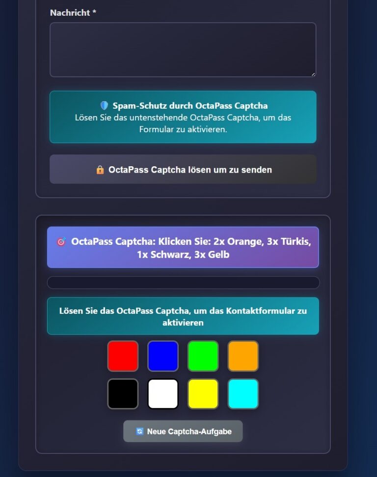 WP-Login OctaPass Captcha – Agentur-Lizenz