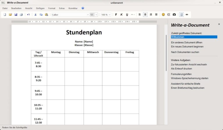 Write-a-Document 7.0 – Textverarbeitung für Windows